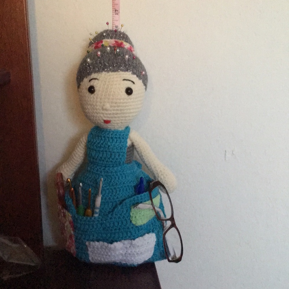 Handmade crochet doll